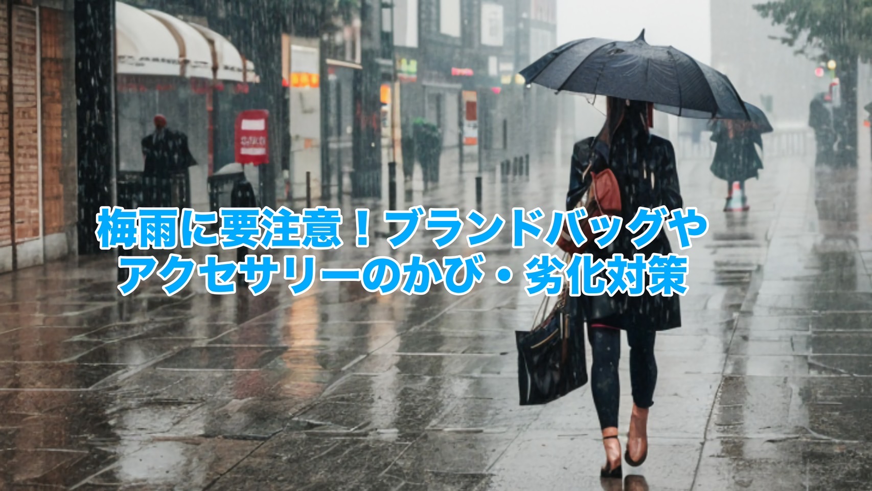 梅雨に要注意!ブランドバッグやアクセサリーのカビ・劣化対策☔