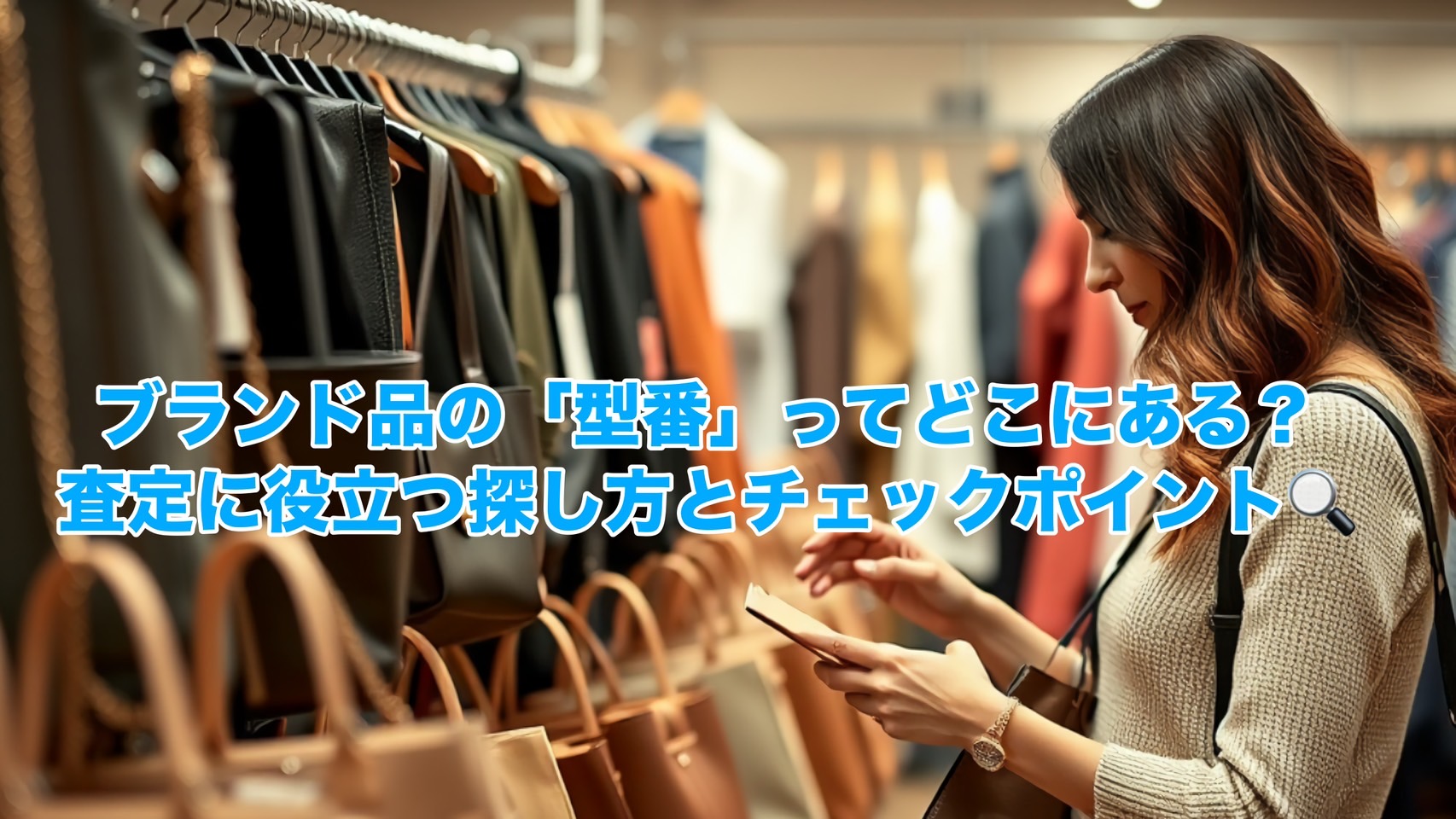 ブランド品の「型番」ってどこにある？査定に役立つ探し方とチェックポイント🔍