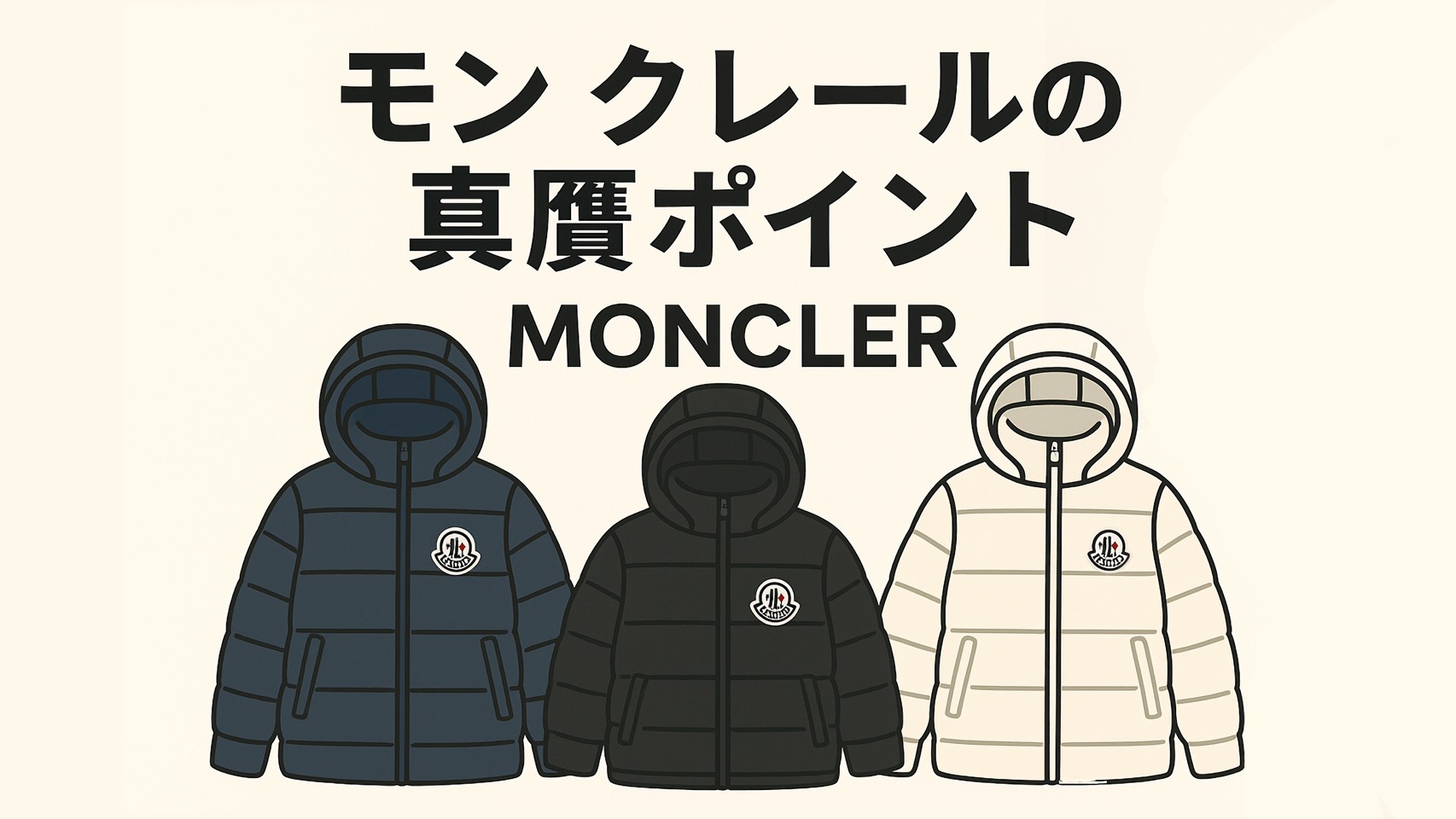 モンクレールの真贋ポイントとは？